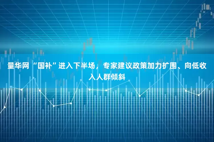 量华网 “国补”进入下半场，专家建议政策加力扩围、向低收入人群倾斜